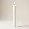 S 2 Wht Led Taper Candle 9 5 H - White