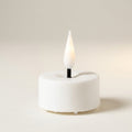 S 6 Wht Led Tealights 1 5 H - White