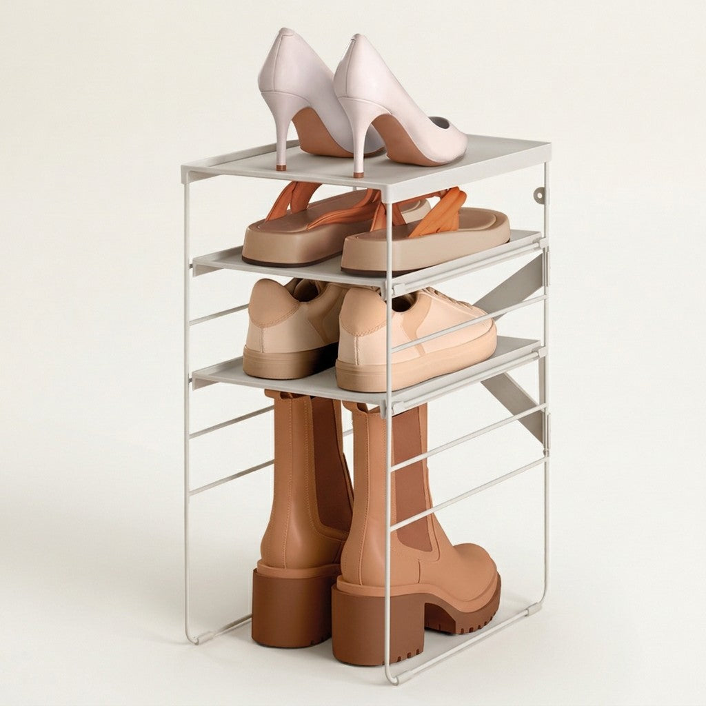 Level Adjust Shoe Rack, Small