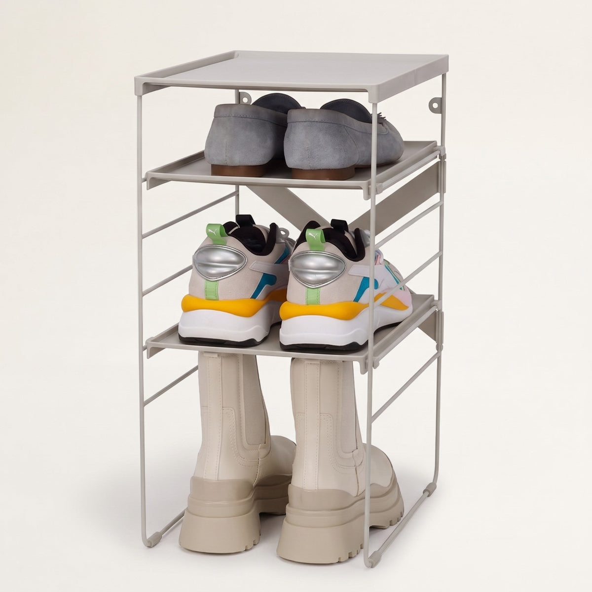 Level Adjust Shoe Rack, Small