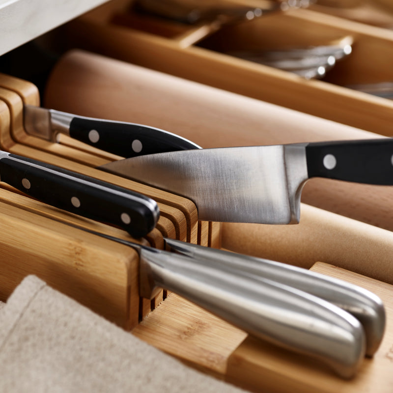 DS Bamboo Knife Organizer