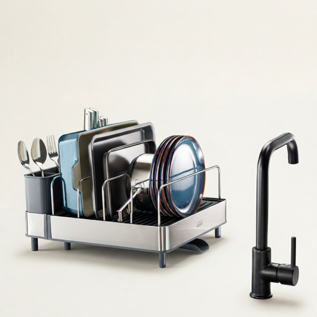 Extend Max Steel Dish Rack