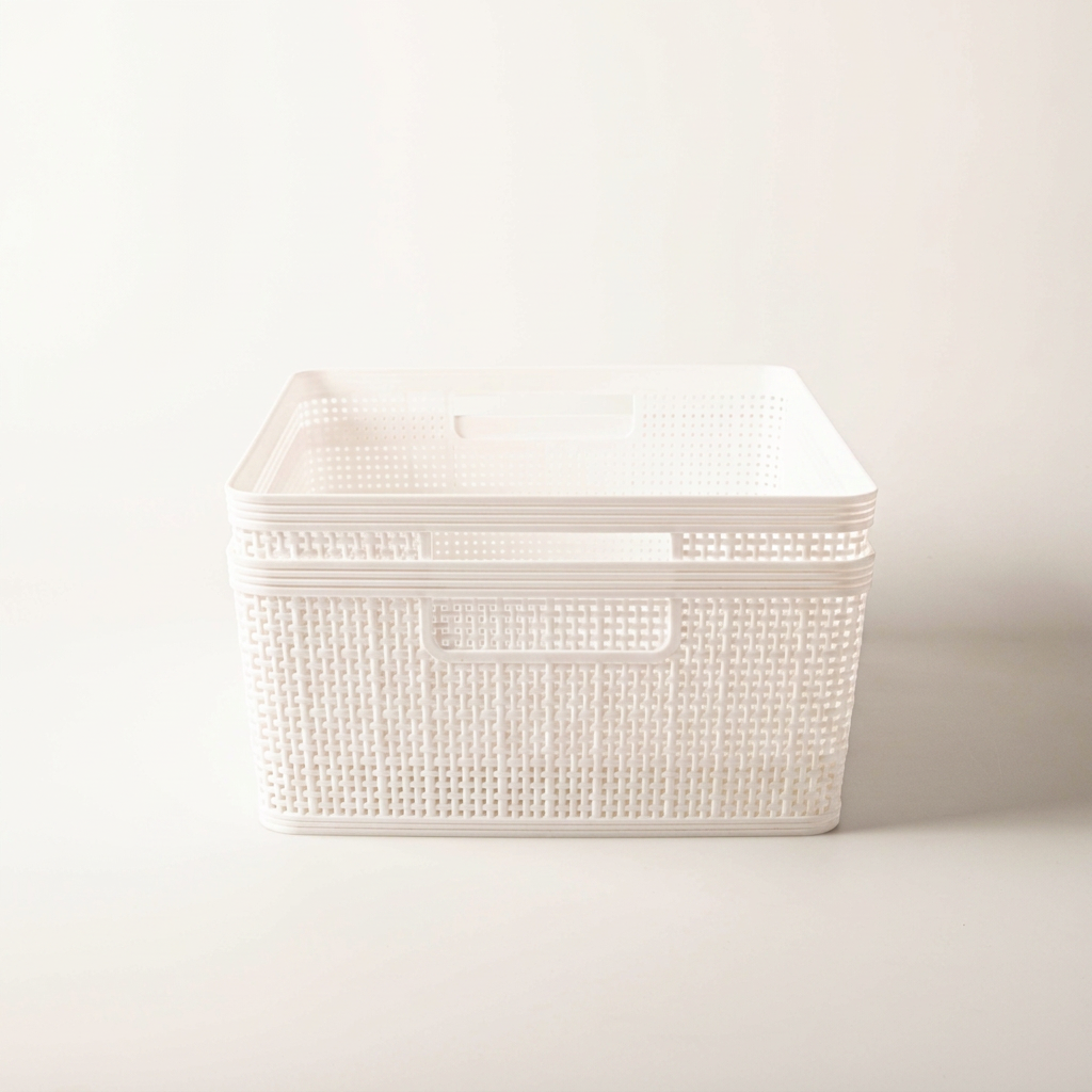 Weave Storage Basket Set, 2-Piece