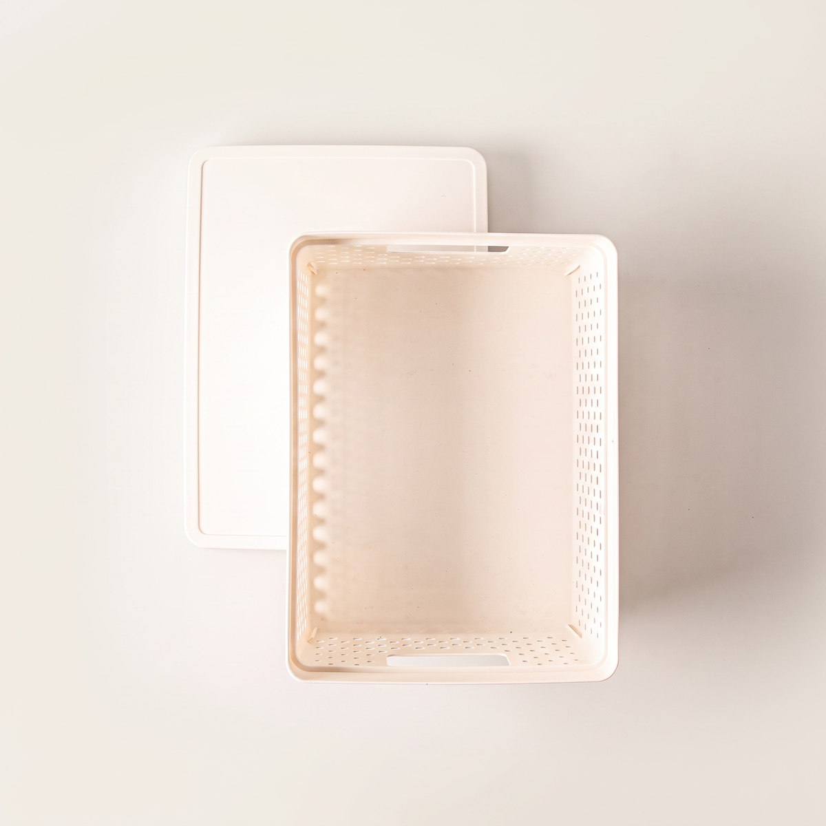 Nara Perforated Storage Box with Lid