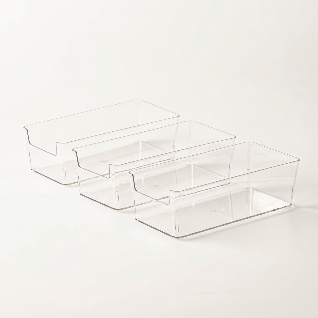 Pet Small Rectangle Storage Bins, Set of 3