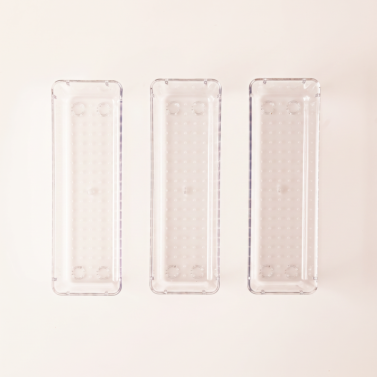Pet Rectangular Bins, Set of 3