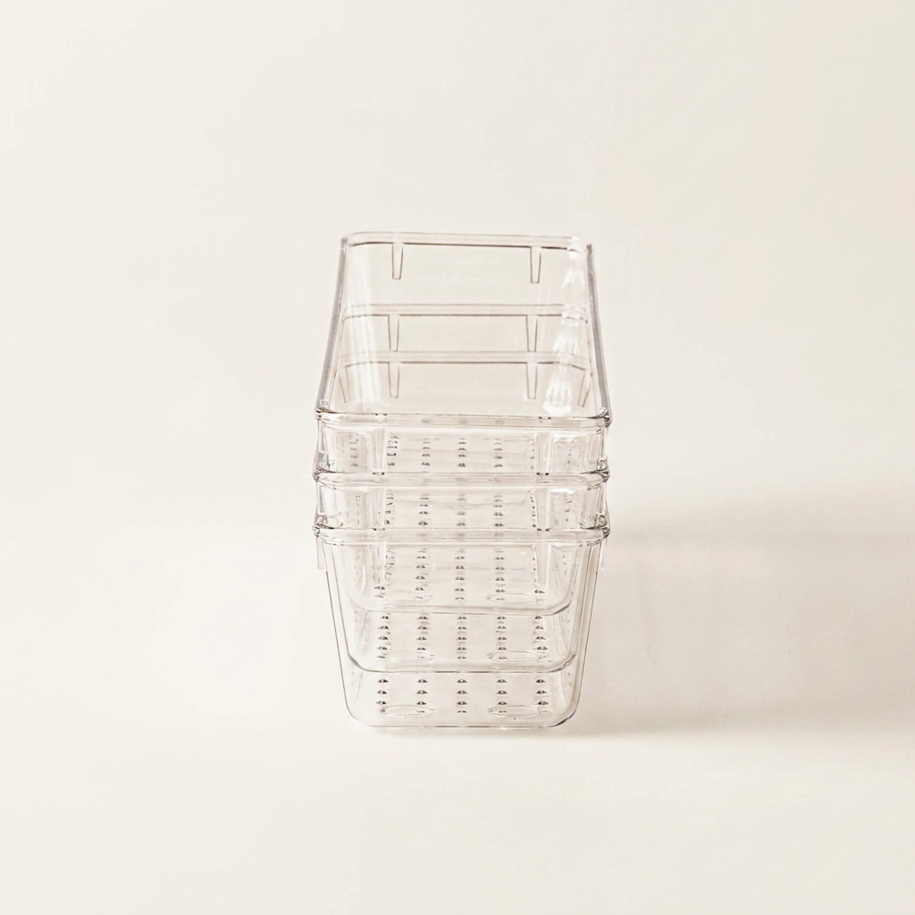 Pet Rectangular Bins, Set of 3