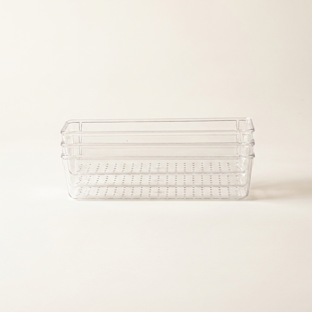 Pet Rectangular Bins, Set of 3