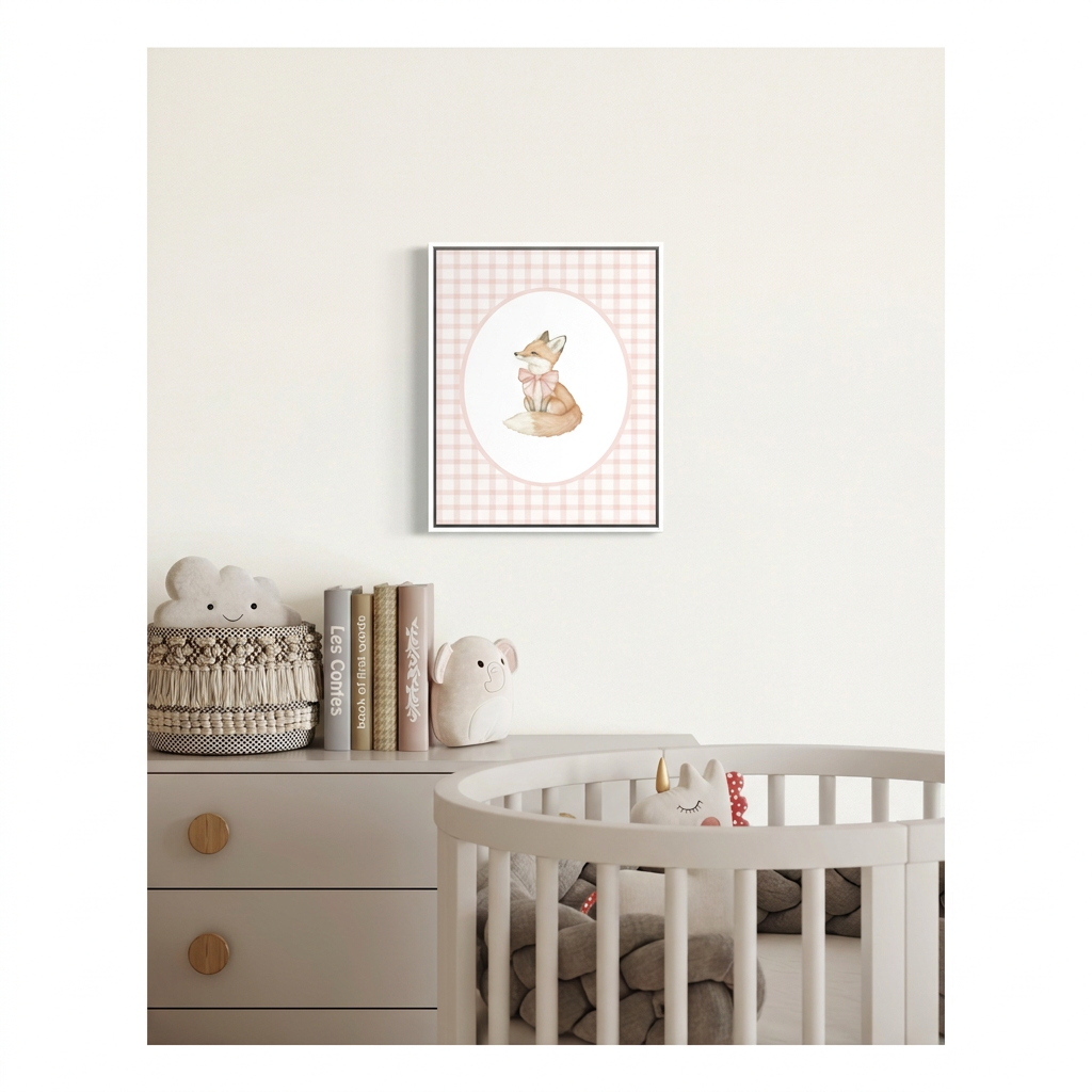Fox Bow-Tie Wall Art