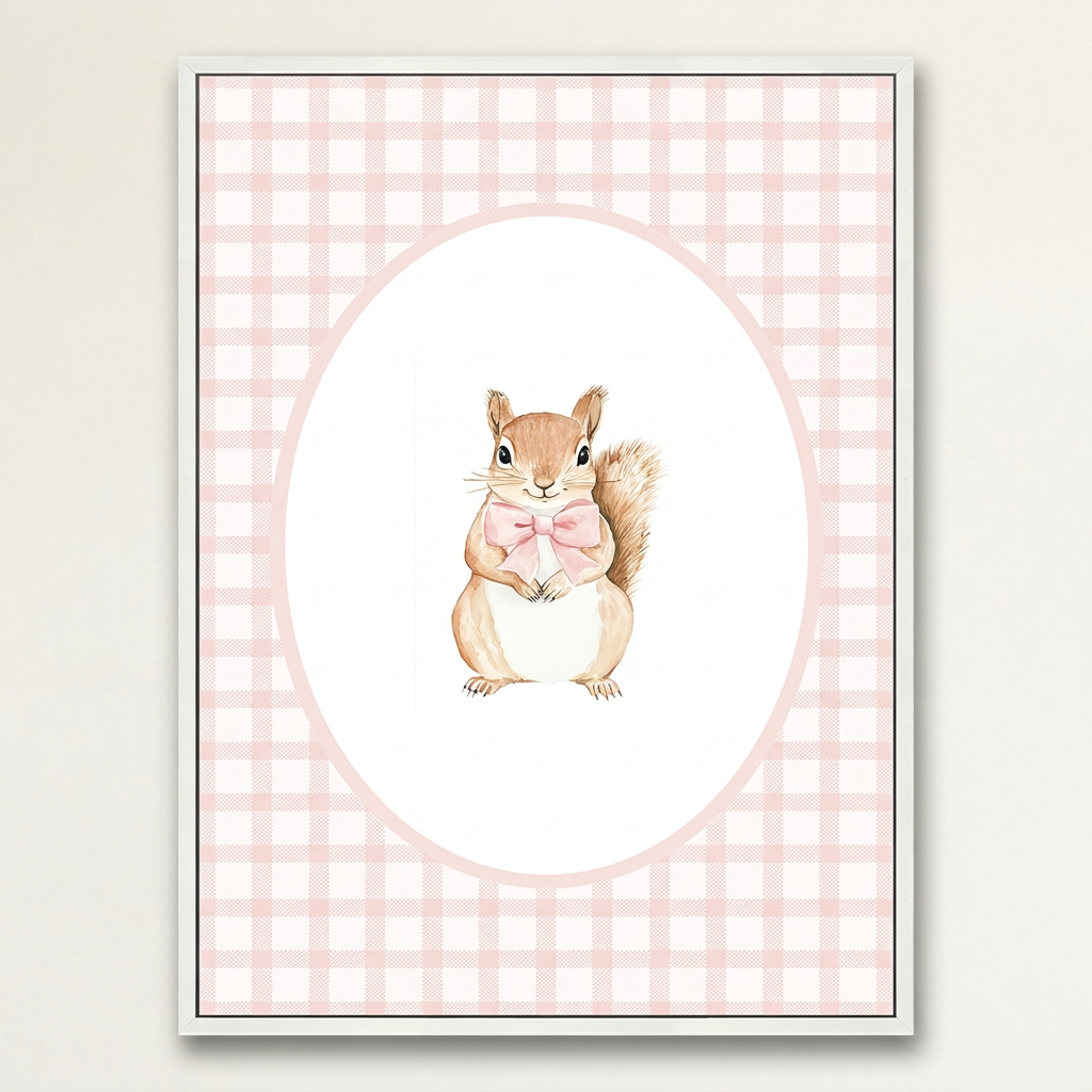 Squirrel Bow-Tie Wall Art