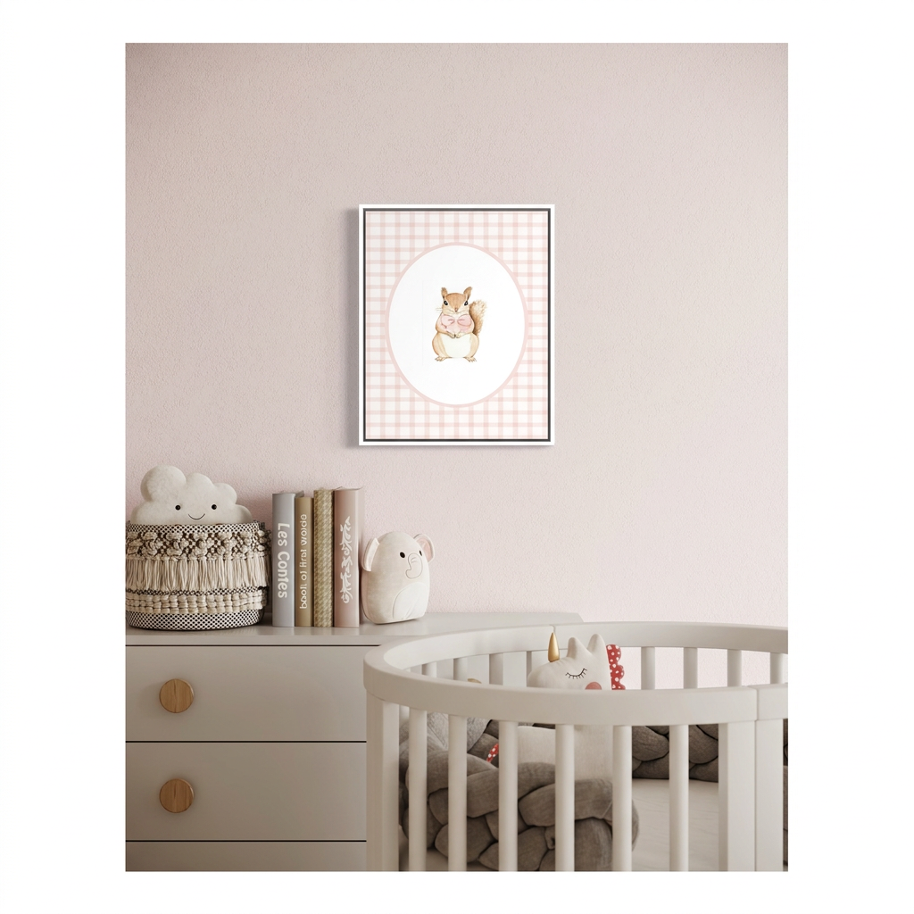 Squirrel Bow-Tie Wall Art