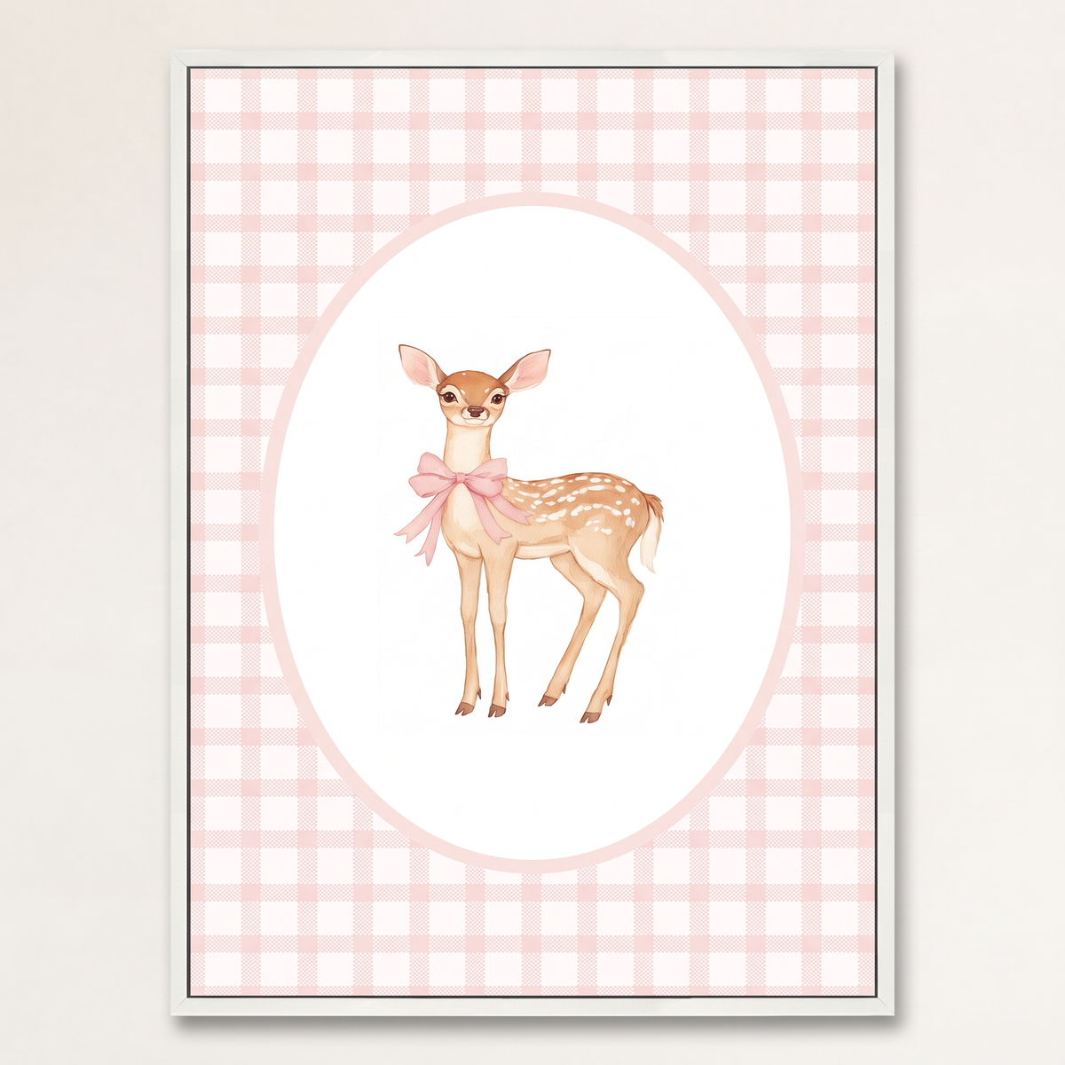 Deer Bow-Tie Wall Art