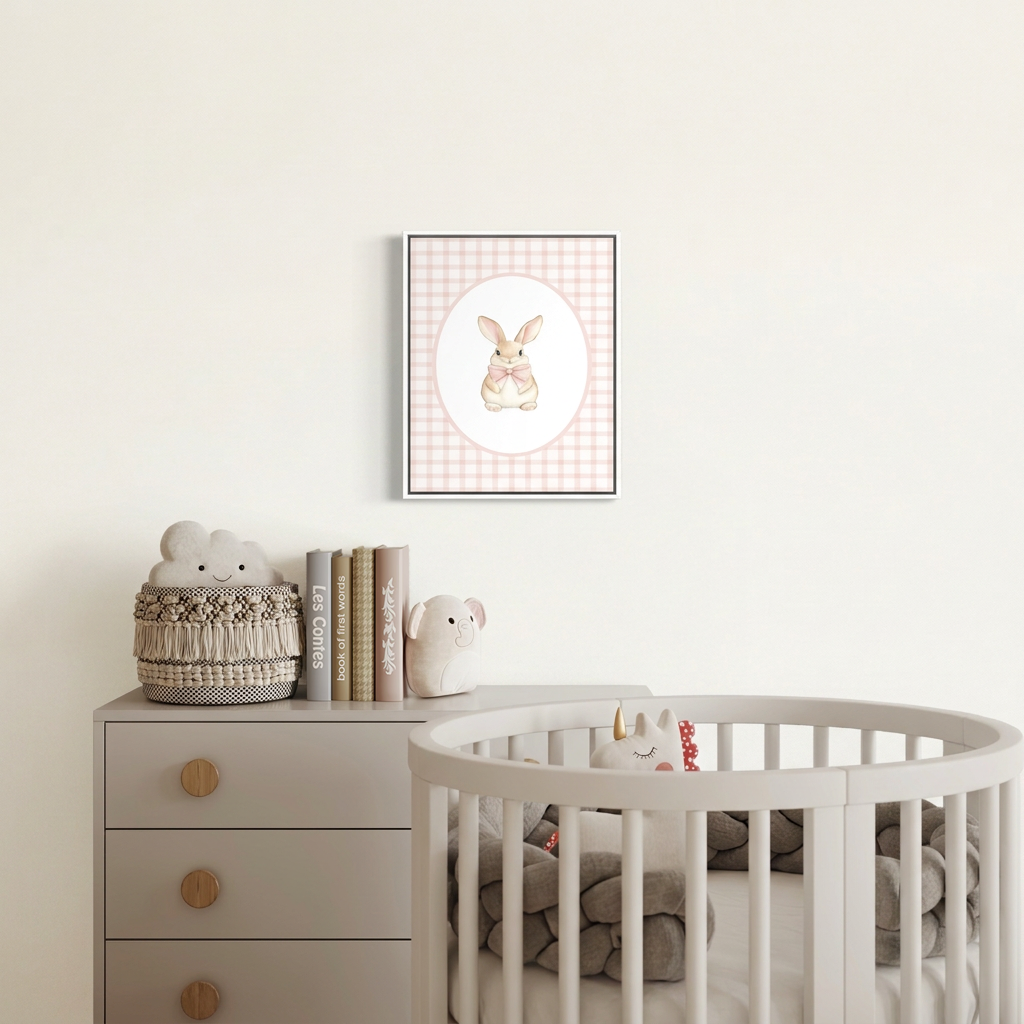 Bunny Bow-Tie Wall Art