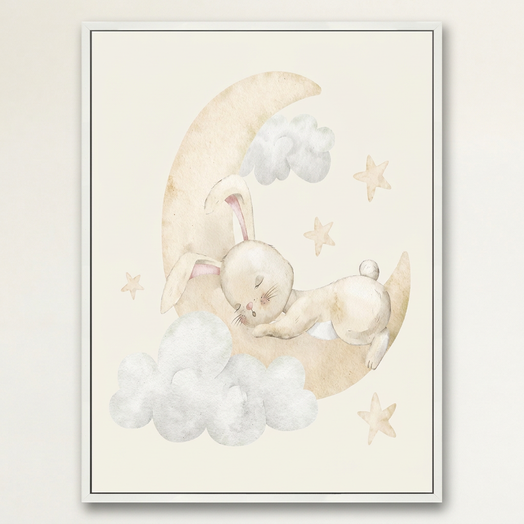 Sleeping Bunny Wall Art