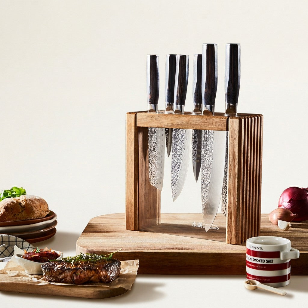 Cuisine::pro® Damashiro EMPEROR® 7-Piece Makoto Knife Block