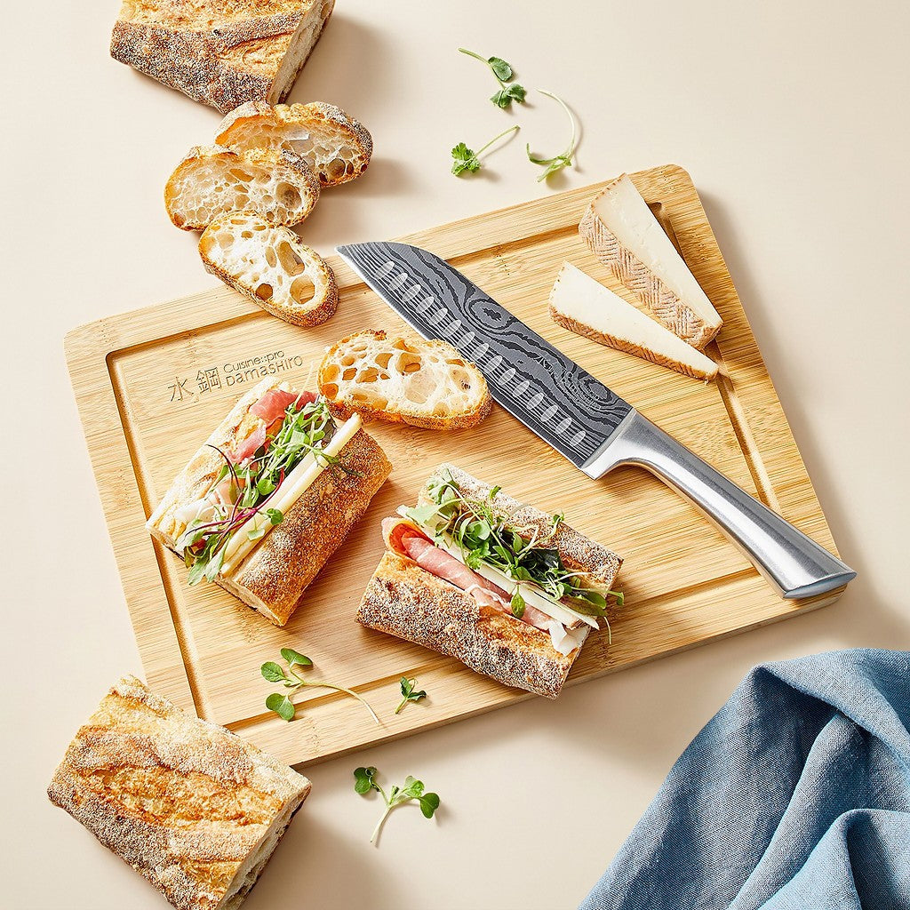 Cuisine::pro® Damashiro® Santoku & Board Set