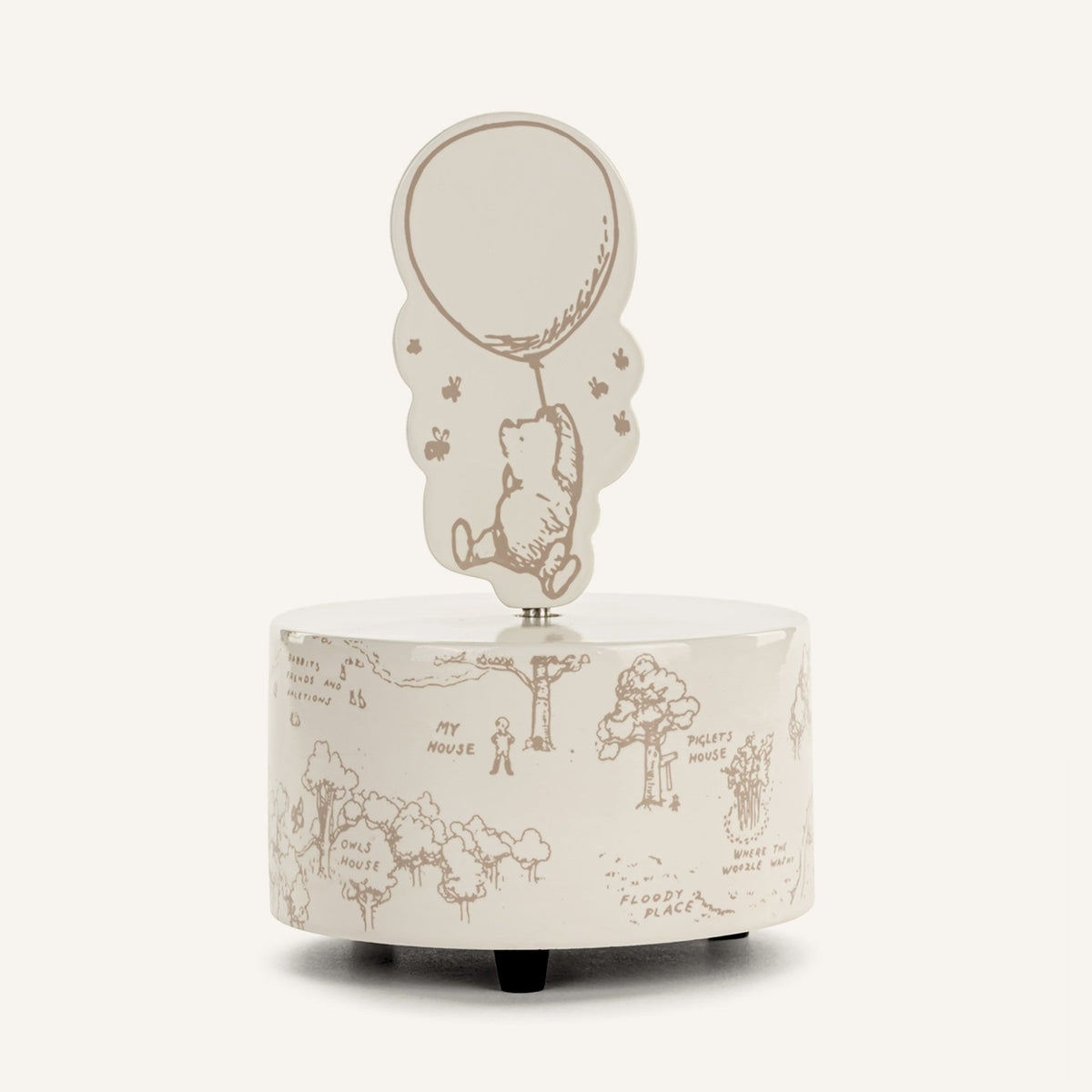 Music Box Winnie The Pooh - Ivory