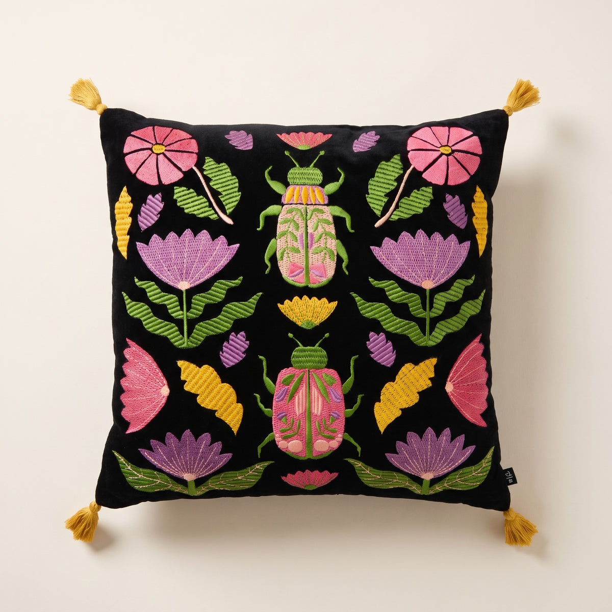Amulet Embroidered Pillow