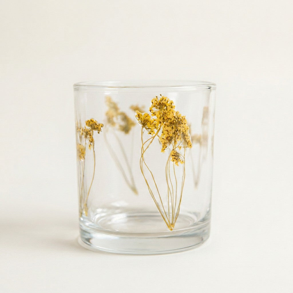 Glass Stem Tealight Holder