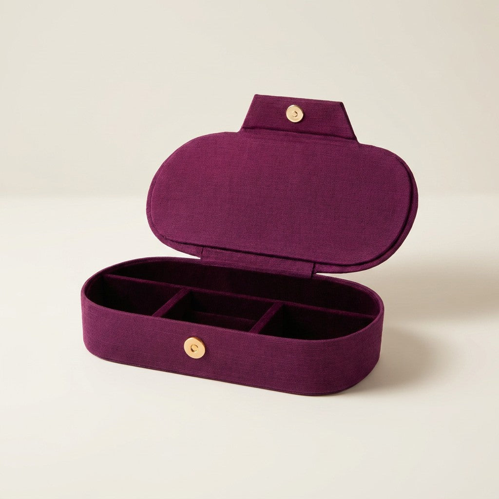 Rose Briar Embroidered Jewelry Box