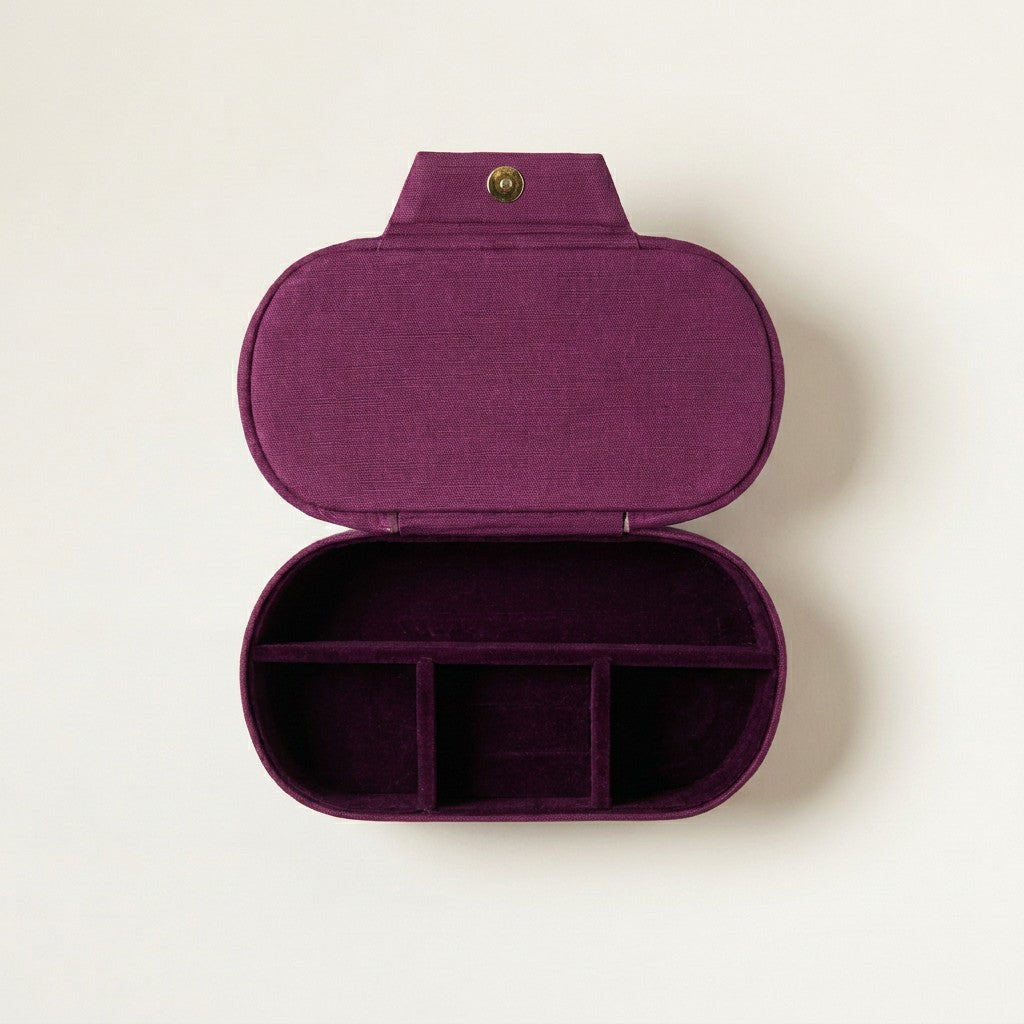 Rose Briar Embroidered Jewelry Box