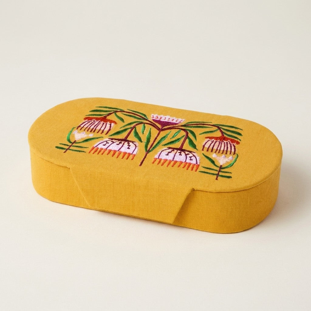 Venus Embroidered Jewelry Box