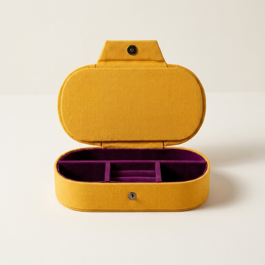 Venus Embroidered Jewelry Box