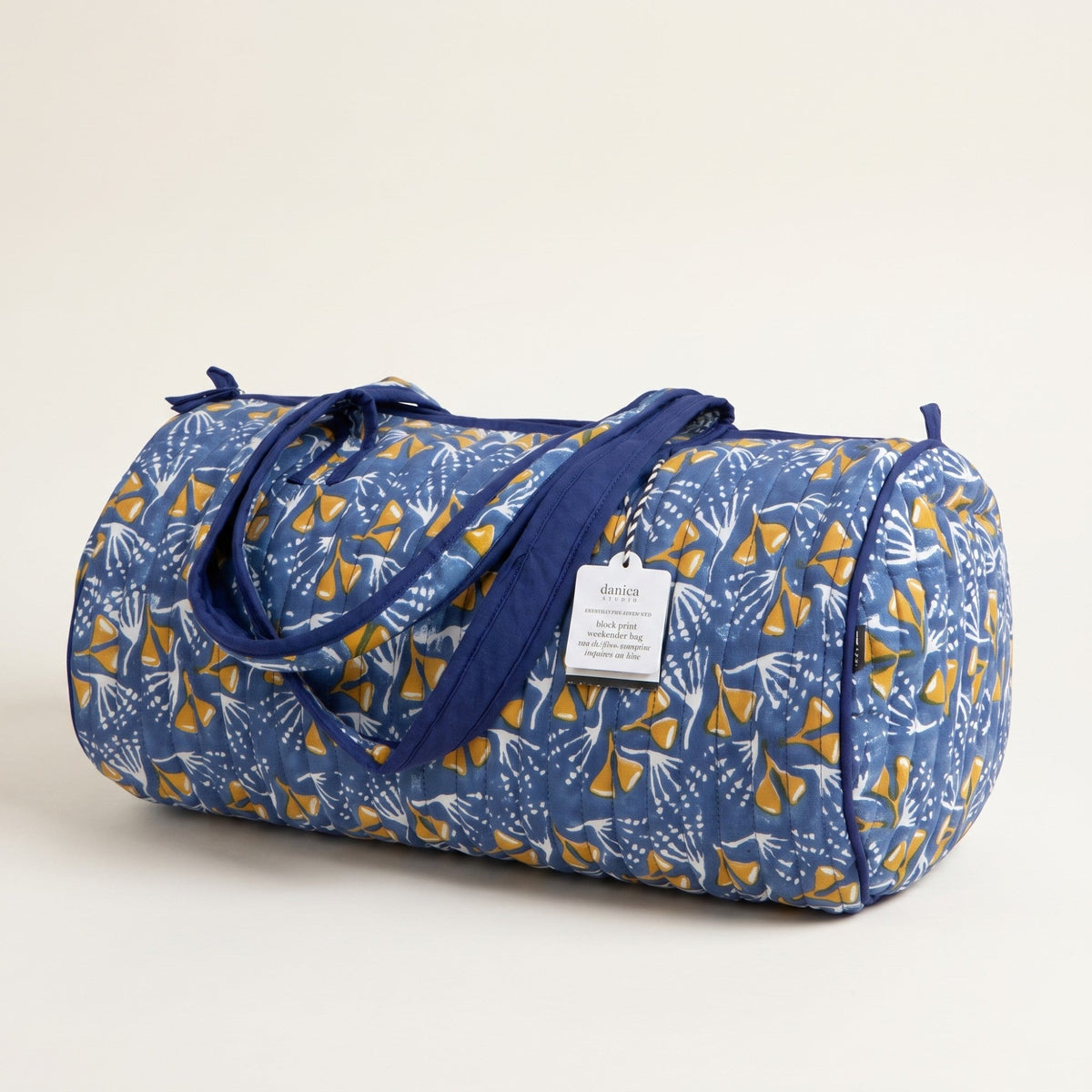 Wildgrove Block Print Weekender Bag