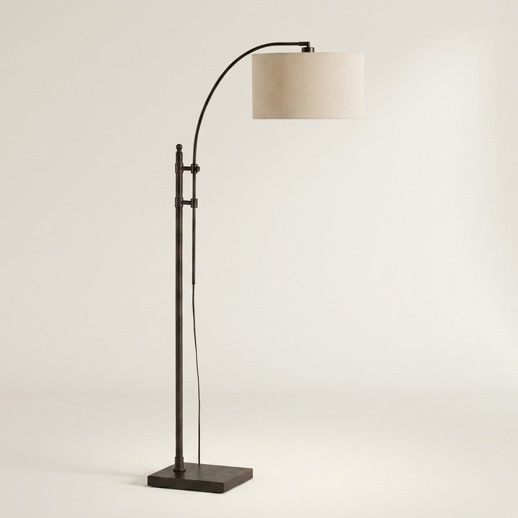Crystal Floor Lamp - Black