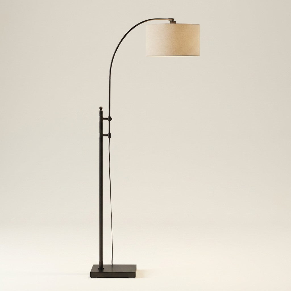 Crystal Floor Lamp - Black