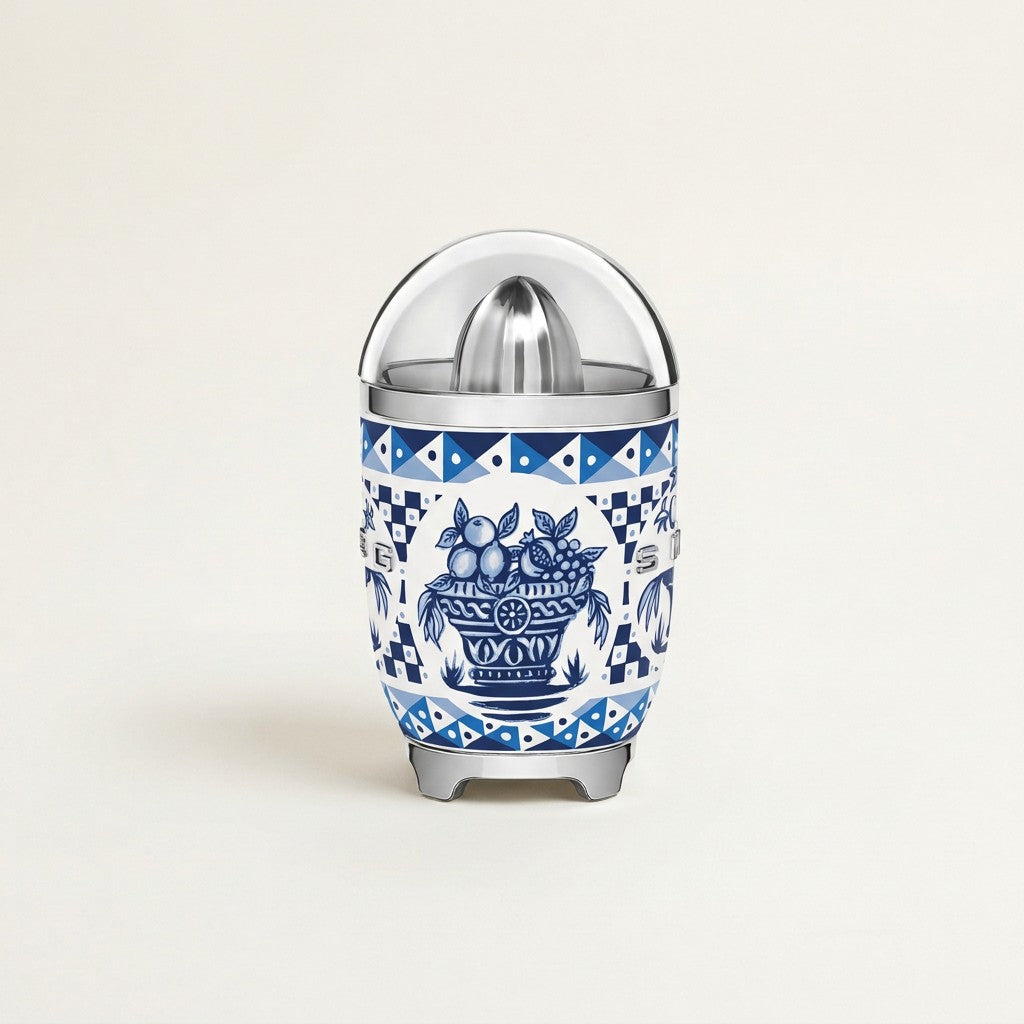 SMEG x Dolce Citrus Juicer, Blu Mediterraneo