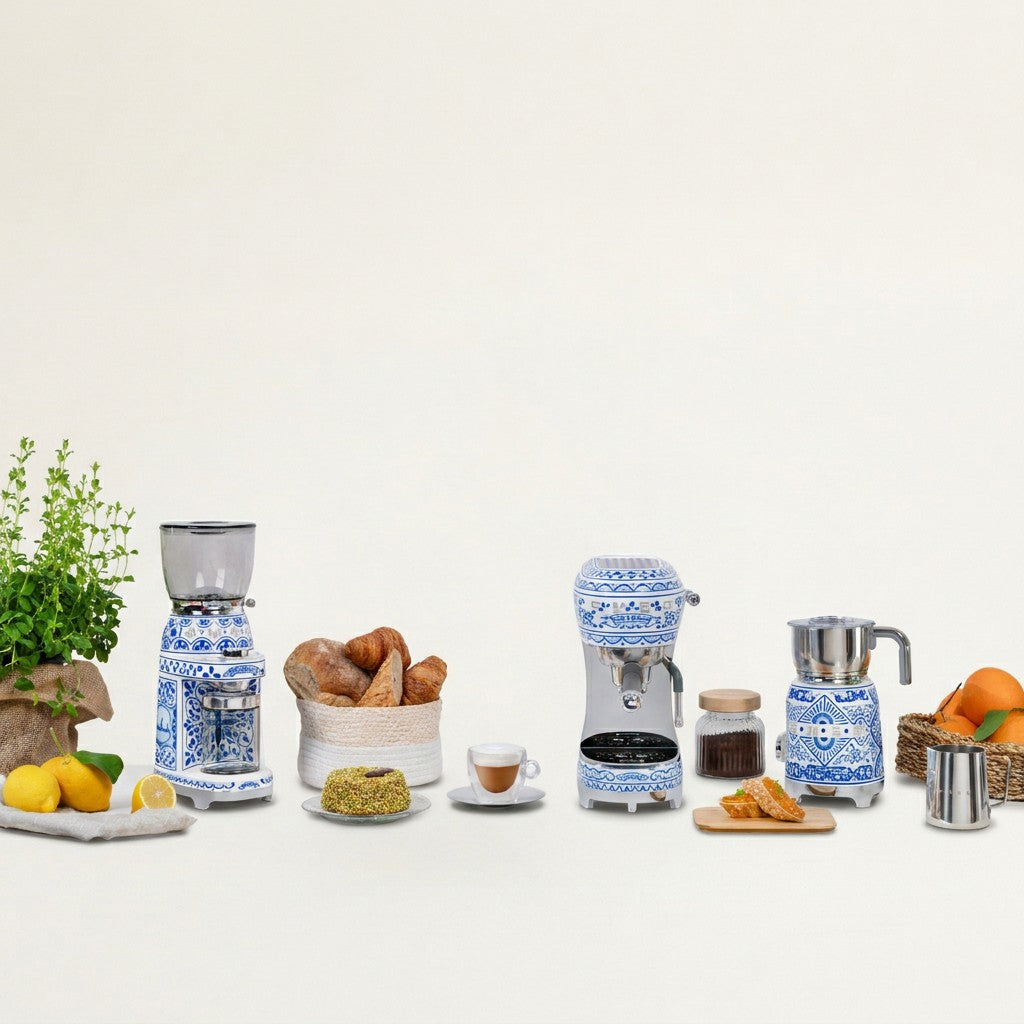 SMEG x Dolce Espresso Manual Coffee Machine