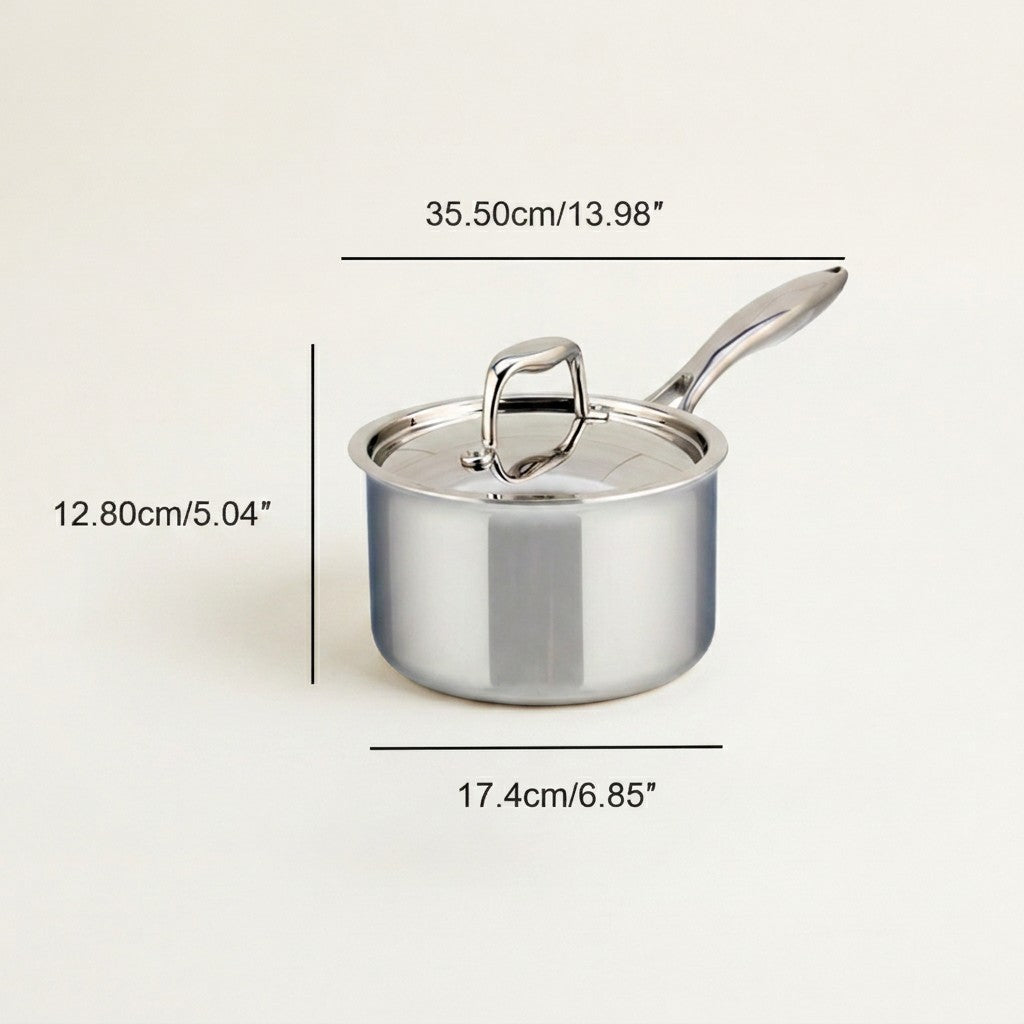 Meyer SuperSteel Clad Covered Saucepan, 2 L