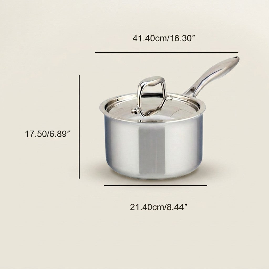 Meyer SuperSteel Clad Covered Saucepan, 3 L
