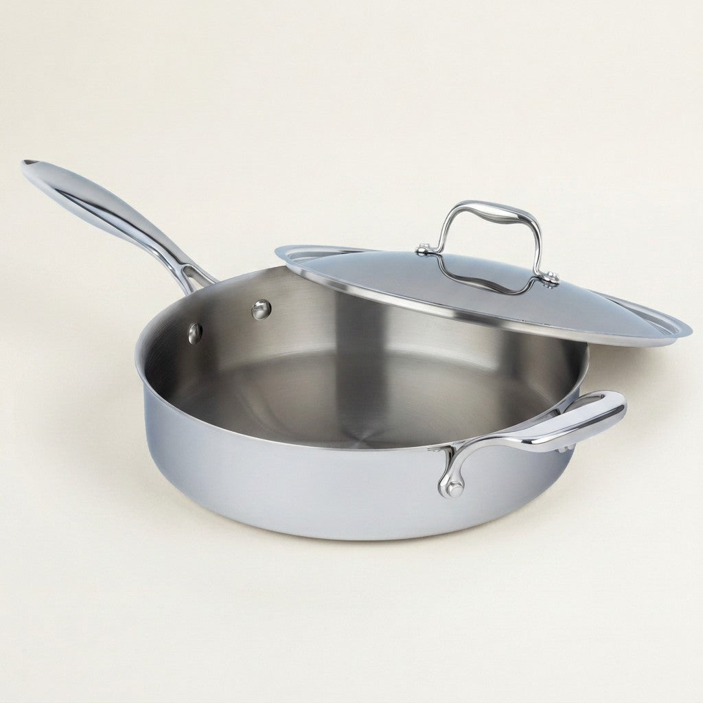 Meyer SuperSteel Clad Covered Sauté Pan, 4.2 L