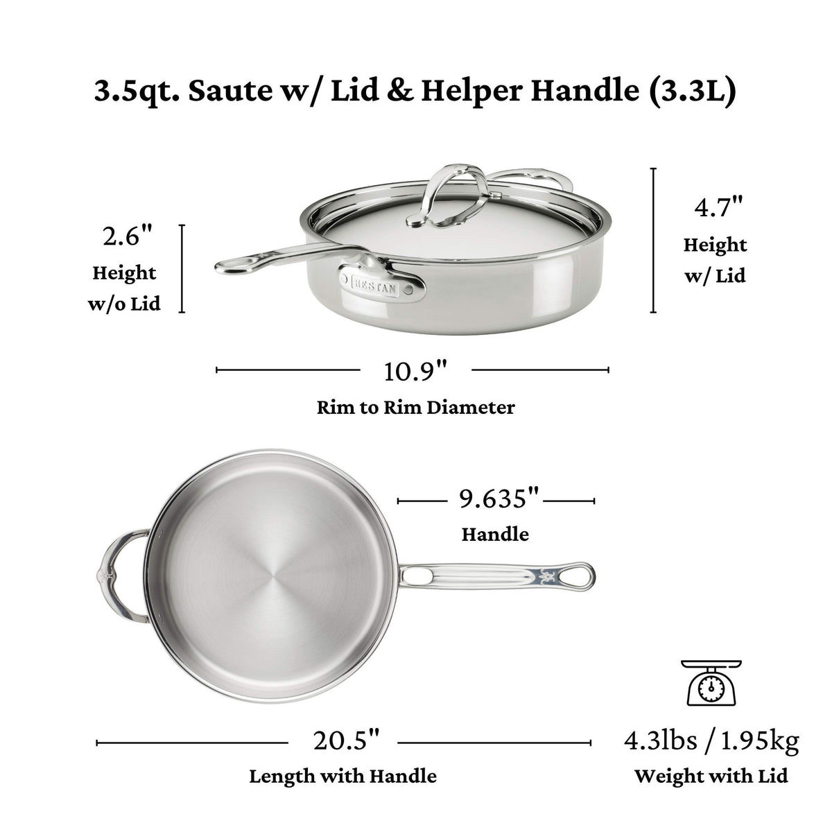 Hestan ProBond Luxe 5-Piece Cookware Set