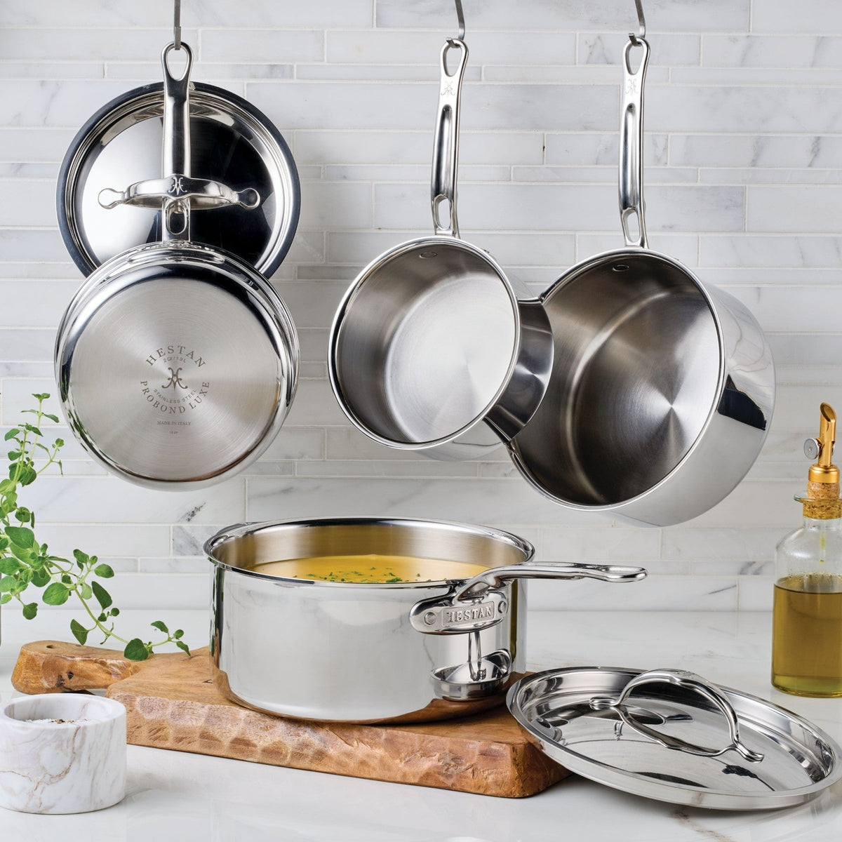Hestan ProBond Luxe Covered Saucepan