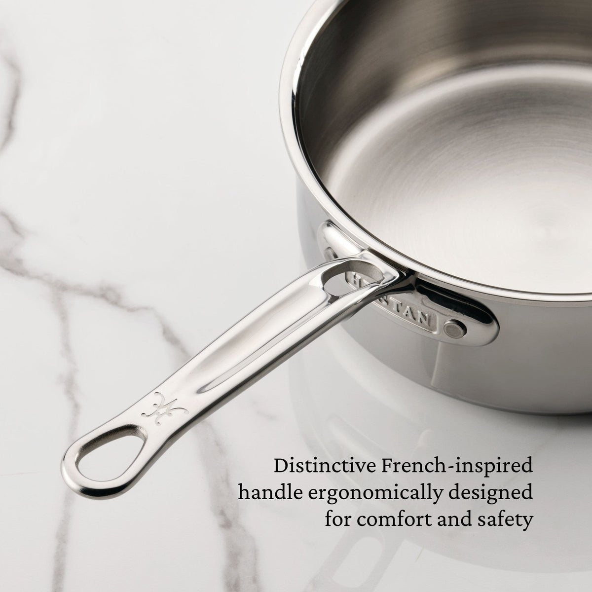 Hestan ProBond Luxe Covered Sauté Pan with Helper Handle, 4 Qt