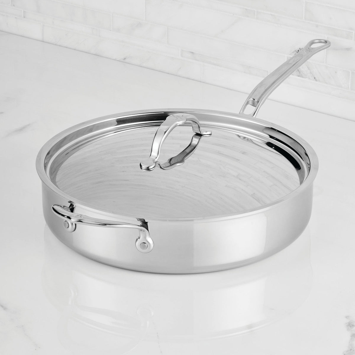 Hestan ProBond Luxe Covered Essential Pan with Helper Handle, 5 Qt