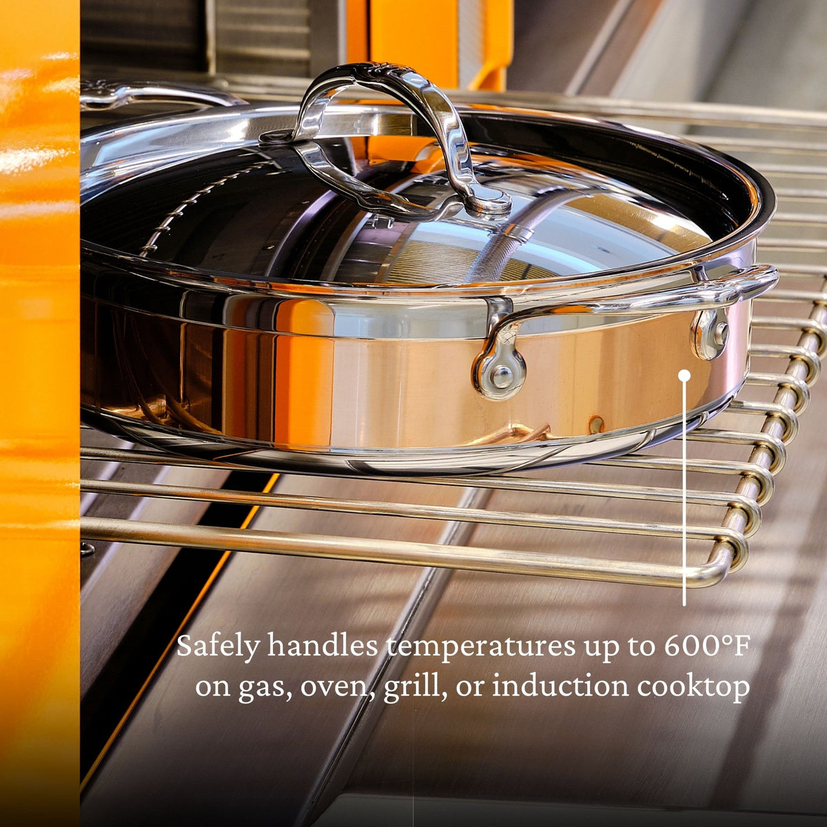 Hestan CopperBond Covered Sauteuse, 3.5 Qt