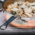 Hestan CopperBond Covered Essential Pan with Helper Handle