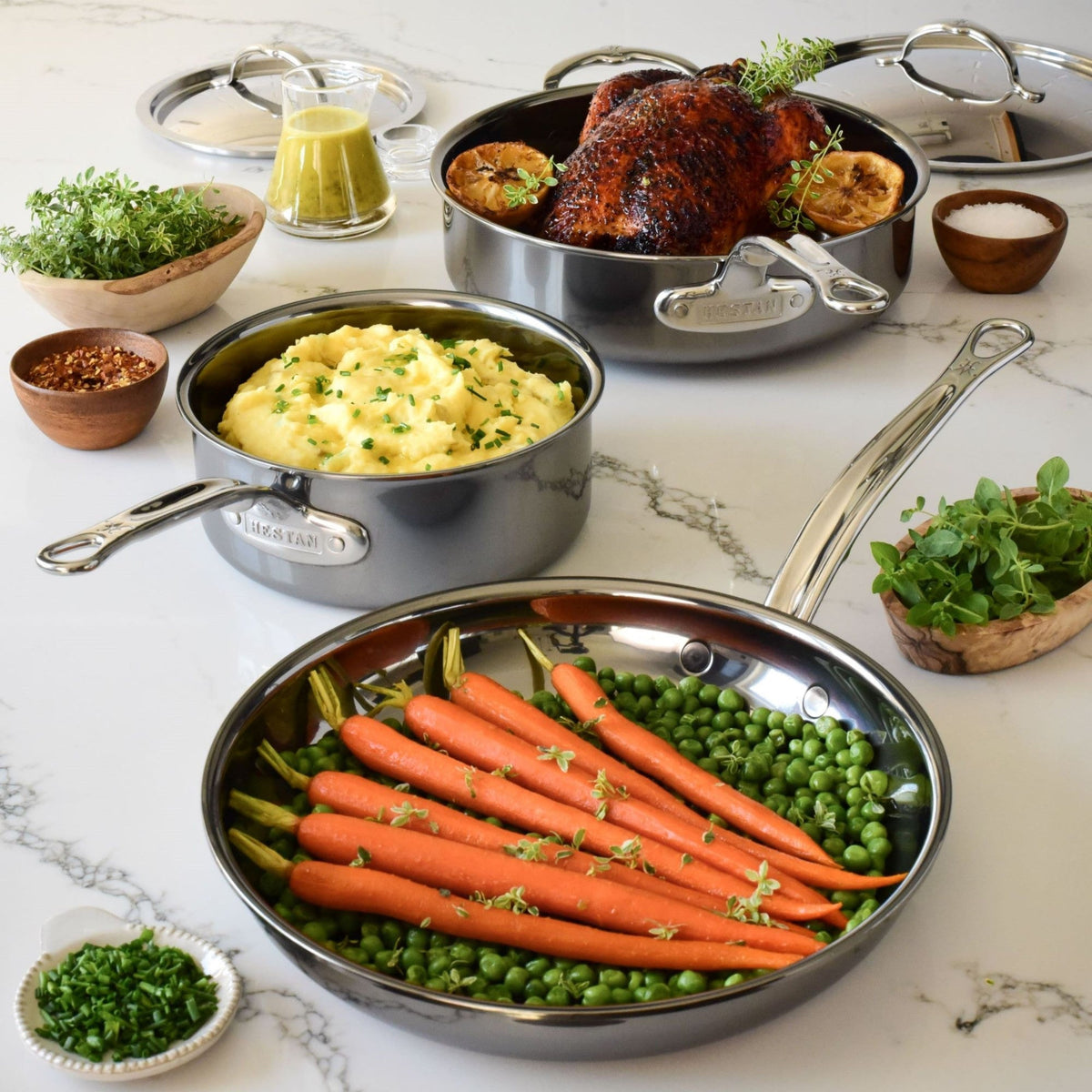 Hestan NanoBond 5-Piece Cookware Set