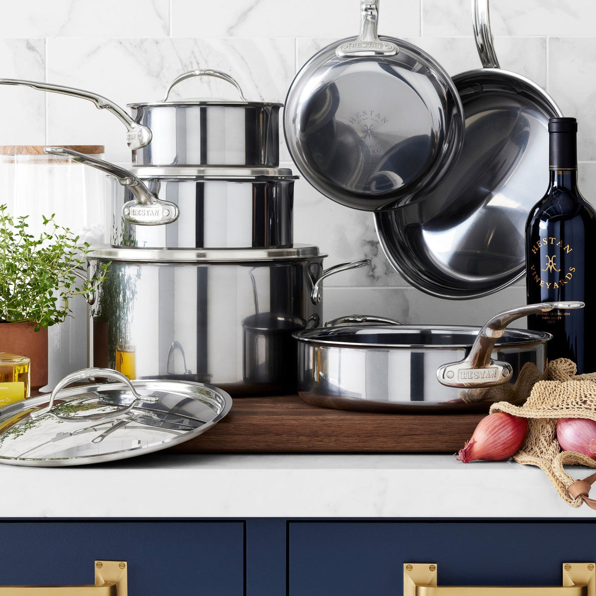 Hestan NanoBond 10-Piece Cookware Set