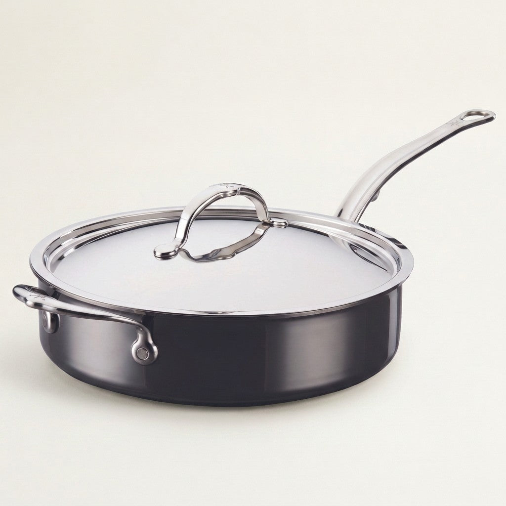 Hestan NanoBond Covered Sauté Pan with Helper Handle