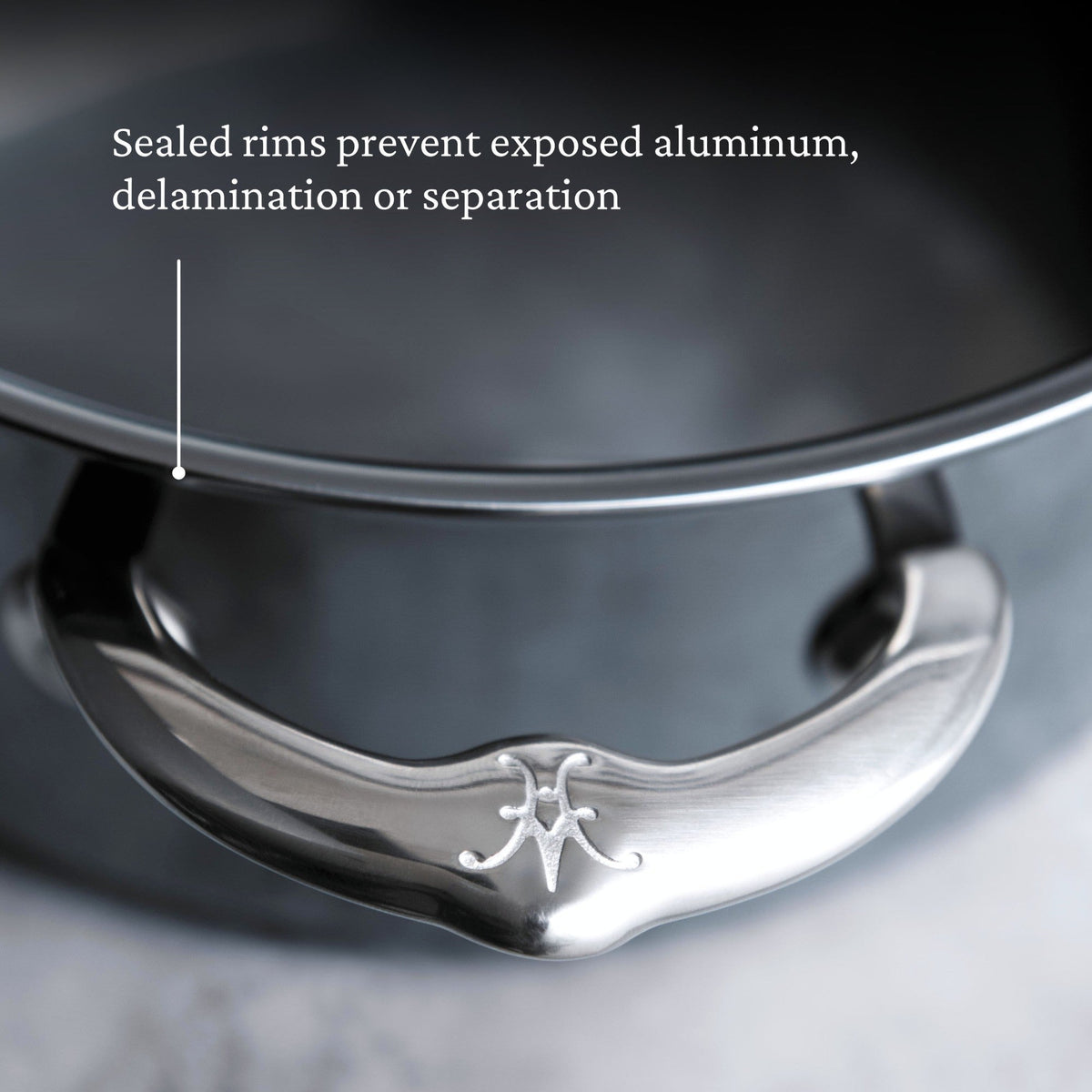 Hestan NanoBond Covered Sauté Pan with Helper Handle