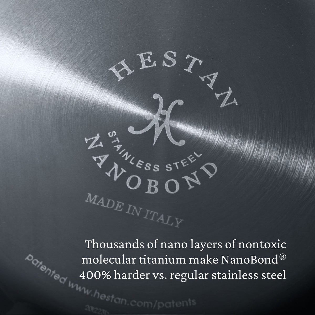 Hestan NanoBond Covered Sauté Pan with Helper Handle