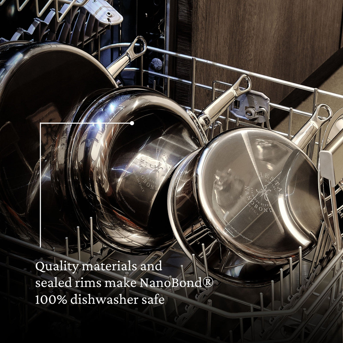 Hestan NanoBond Covered Essential Pan, 3.5 Qt