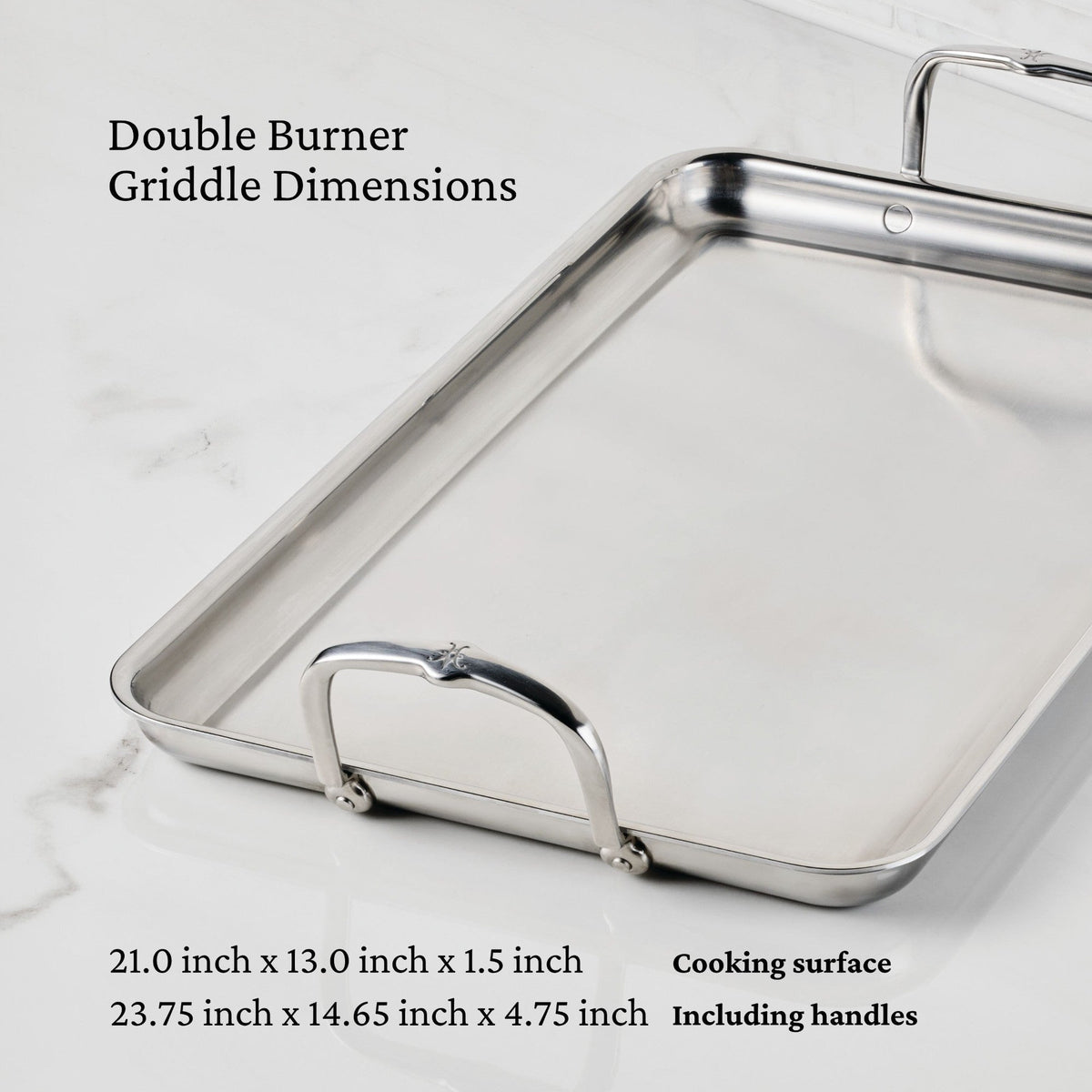 Hestan Provisions Clad Double Burner Griddle