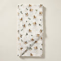 Bears on Bikes Muslin Swaddle