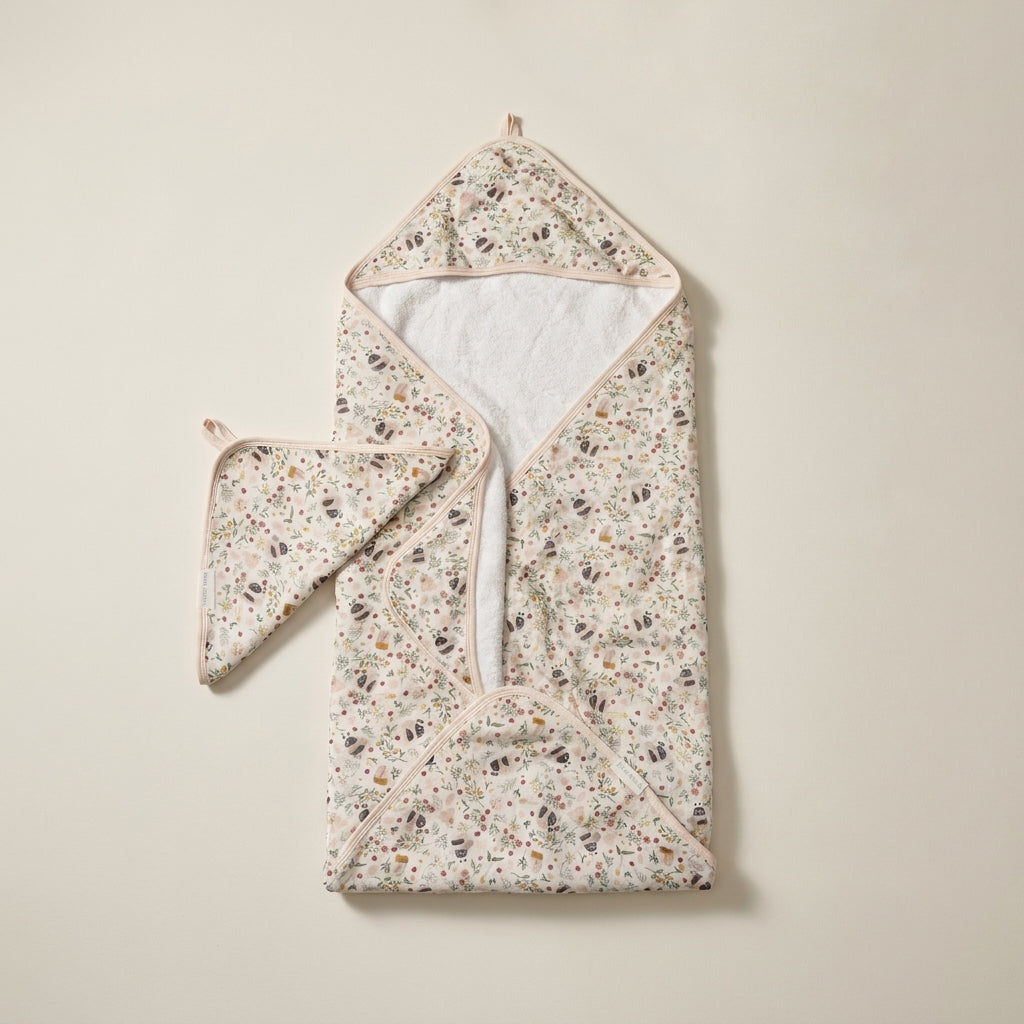 Muslin Hooded Towel Set
